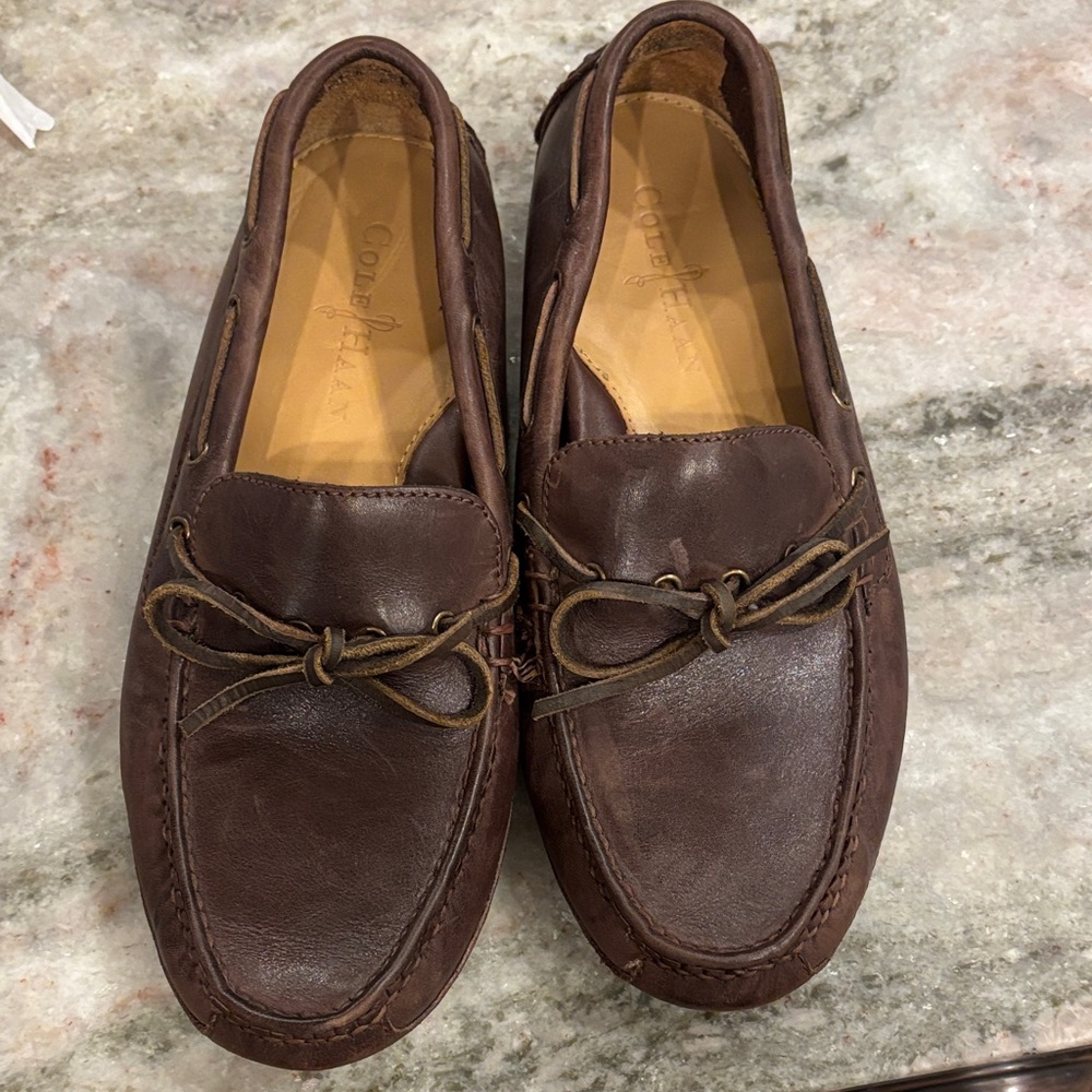 Cole Haan Men's Dark Brown Leather Loafers